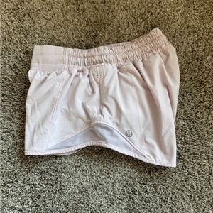 Lululemon Shorts
Hotty Hot
Low Rise
2.5 Inseam 
Strawberry Milkshake